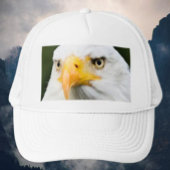 Bold Bald Eagle Hoofd Patriottische Trucker Hoed Pet