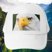 Bold Bald Eagle Hoofd Patriottische Trucker Hoed Pet