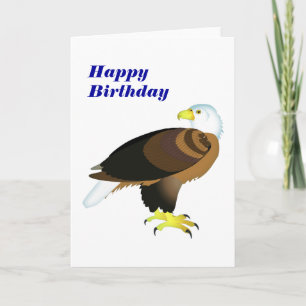 Bold Bald Eagle Verjaardag Kaart