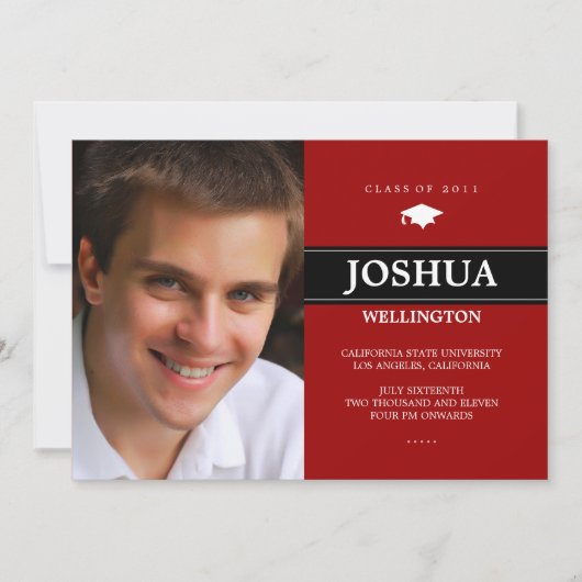 Bold Bar 1 Aankondiging van het Foto Afstuderen (Voorkant)