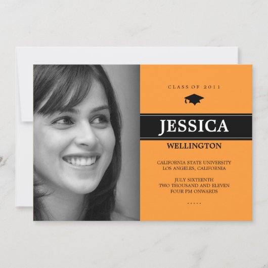 Bold Bar 1 Aankondiging van het Foto Afstuderen (Voorkant)