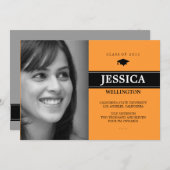 Bold Bar 1 Aankondiging van het Foto Afstuderen (Voorkant / Achterkant)