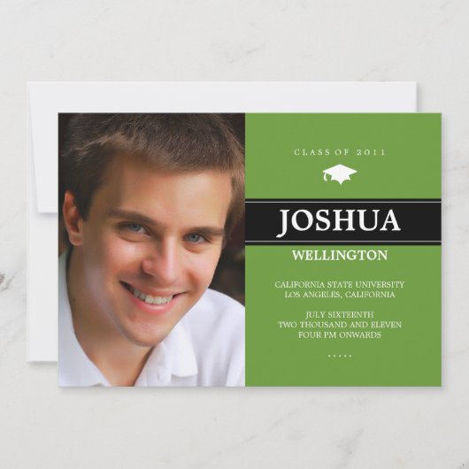 Bold Bar 1 Aankondiging van het Foto Afstuderen (Voorkant)