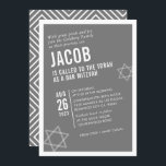 BOLD BAR MITZVAH eenvoudige moderne hoek grijs wit Kaart<br><div class="desc">door kat massard > WWW.SIMPLYSWEETPAPERIE.com Liefde van het ontwerp, maar zou graag wat veranderingen zien - een ander kleurenschema, product, voeg een foto toe of aangepast voor een andere gelegenheid - geen zorgen contacteren me enkel - ik ben blij om te helpen! - - - - - - - -...</div>