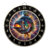 Bold Bass Dart Board Showpiece Creatie Dartbord (Voorkant)