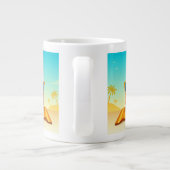 "Bold Beach Mood" Grote Koffiekop (Achterkant)