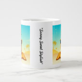 "Bold Beach Mood" Grote Koffiekop (Voorkant)