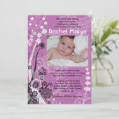 BOLD & BEAUTIFULE FLORAL de Naam van de Foto van d Kaart (Staand voorkant)