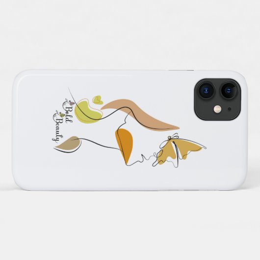 Bold Beauty Vrouwen Empowerment Gezichtslijn Kunst Case-Mate iPhone Case (Achterkant (horizontaal))