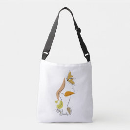 Bold Beauty Vrouwen Empowerment Gezichtslijn Kunst Crossbody Tas