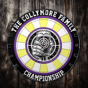 Bold Beer Glass Target Art Dartbord