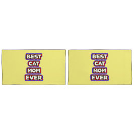 Bold Beste Kattenmoeder Ooit Leuke Typografie Kussensloop