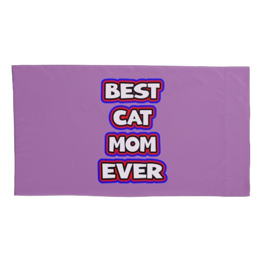 Bold Beste Kattenmoeder Ooit Leuke Typografie Kussensloop (Achterkant-Rechts)