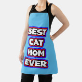 Bold Beste Kattenmoeder Ooit Leuke Typografie Schort (Insitu)