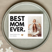 Bold Beste Moeder Ooit Moederdag Foto Kaart