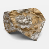 Bold Birthday Gifts For Him Peonies Floral Stropdas (Opgerold)