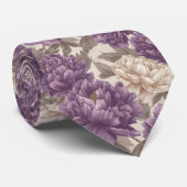 Bold Birthday Gifts For Husband Peonies Stropdas (Opgerold)