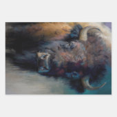 Bold Bison Art Decoupage Papier Inpakpapier Vel (Voorkant 2)