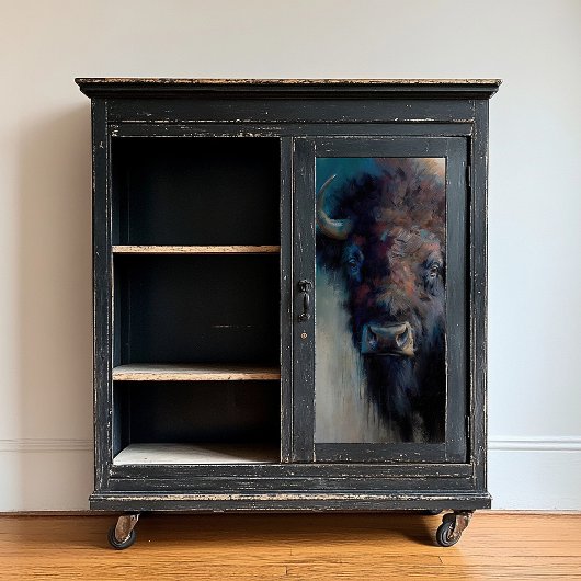 Bold Bison Art Decoupage Tissuepapier