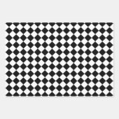 Bold Black and White Chevron Pattern Classic Inpakpapier Vel (Voorkant 3)