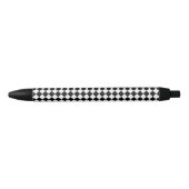 Bold Black and White Chevron Pattern Classic Zwarte Inkt Pen (Voorkant)