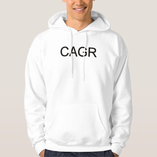 Bold Black CAGR Hoodie (Voorkant)