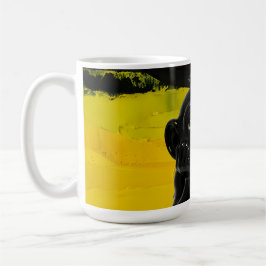 Bold Black Chimp Koffiemok