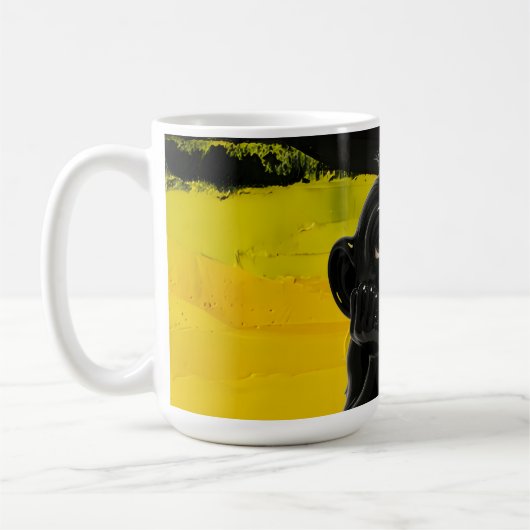 Bold Black Chimp Koffiemok (Links)
