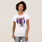 Bold Black Diva met Chic Modern Flair T-shirt (Voorkant volledig)