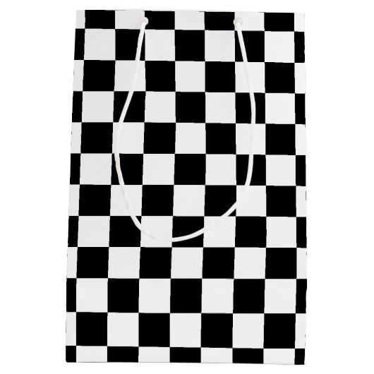 Bold Black en White Cadeautas (Achterkant)