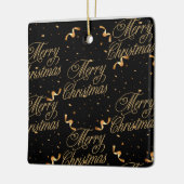 Bold Black Keramisch Ornament (Links)