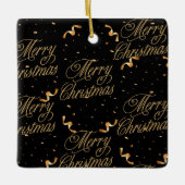 Bold Black Keramisch Ornament (Voorkant)