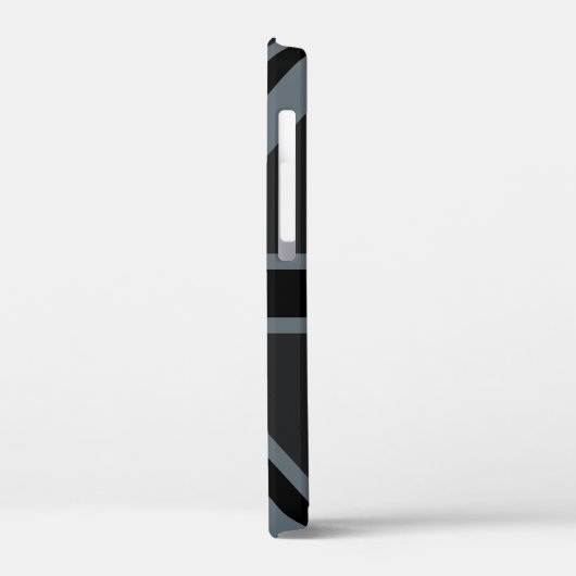 Bold Black Union Jack Case-Mate iPhone Case (Achterkant / Links)