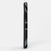 Bold Black Union Jack Case-Mate iPhone Case (Achterkant/rechts)