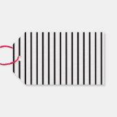 Bold Black & White BEDANKT VOOR JE KOMST! Cadeaula Cadeaulabel (Achterkant Horizontaal)