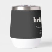 Bold Black White Modern 60th Birthday Custom  (Voorkant)