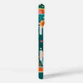 Bold Bloemen Harten Schattigee Inspirerende Naam H Case-Mate iPhone Case (Achterkant / Rechts)