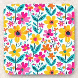 Bold Bloom  Bier Onderzetter
