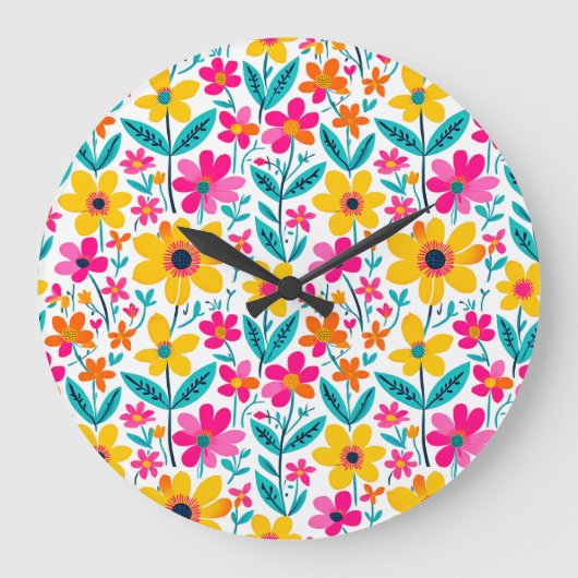 Bold Bloom  Grote Klok (Voorkant)