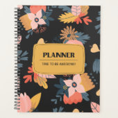 Bold Blooms Bloemen Thema Planner (Voorkant)