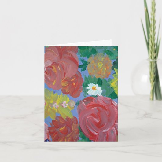 Bold Blooms Floral Note Kaart (Voorkant)