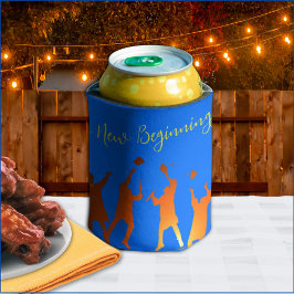 Bold Blue Modern Tech Afstuderen Blikjeskoeler