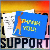 Bold Blue Modern Tech Afstuderen Briefkaart