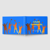 Bold Blue Modern Tech Afstuderen Gastenboek (Volledig)