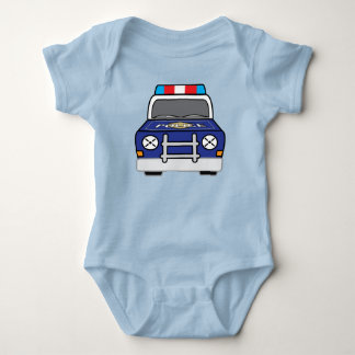 Bold Blue Police Patrol Romper