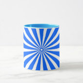 Bold Blue Sunburst Mug Mok (Midden)