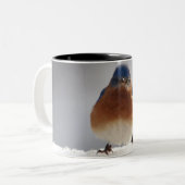 Bold Bluebird Tweekleurige Koffiemok (Voorkant links)
