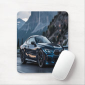 Bold BMW Dream Car Design – Slanke luxe voor auto Muismat (Met muis)