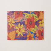 Bold Bohemen Oranje Garden Print Legpuzzel (Horizontaal)