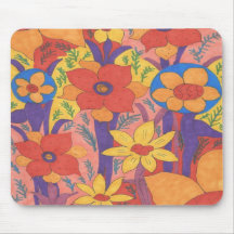 Bold Bohemen Oranje Garden Print